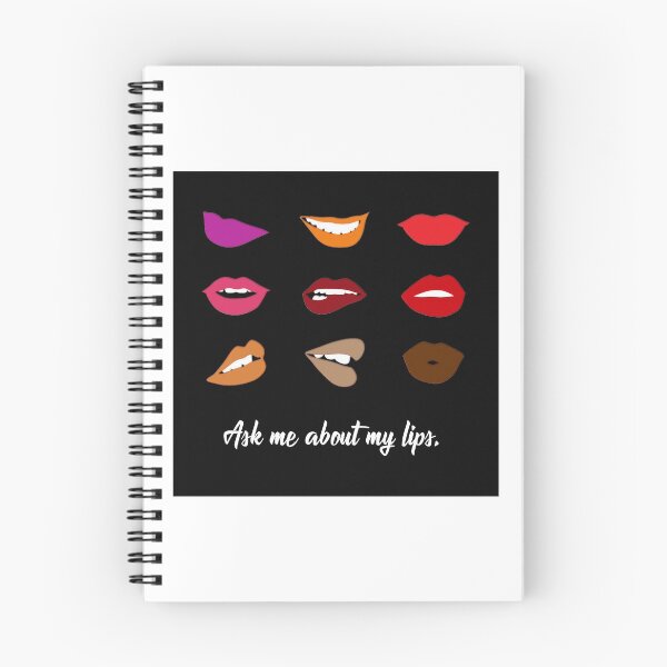 Item preview, Funny Random - Ask Me About My Lips - Mouth Kiss Pucker Smile Pout Humor designed and sold by stuch75.