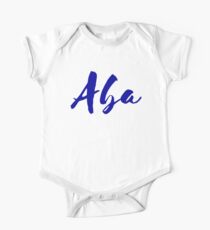 Aba Short Sleeve Baby One-Piece