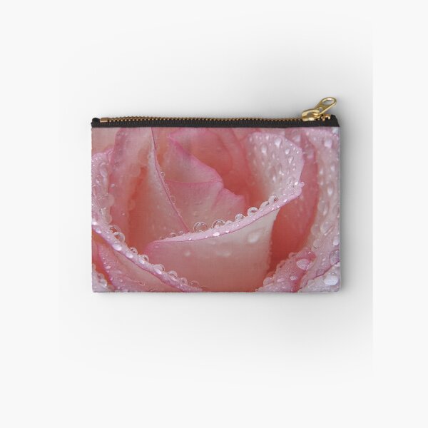 Item preview, Pink and white single Rose with water droplets. designed and sold by lilac12.