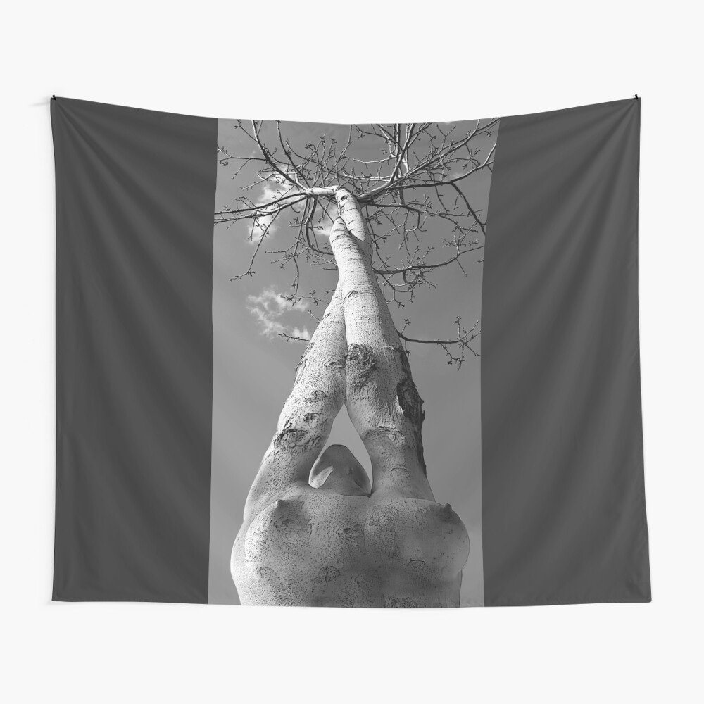 Tree of life, Nude Art Print Erotic Sexy Collage Woman Girl Naked" Tapestry  by MDAMYANOV | Redbubble