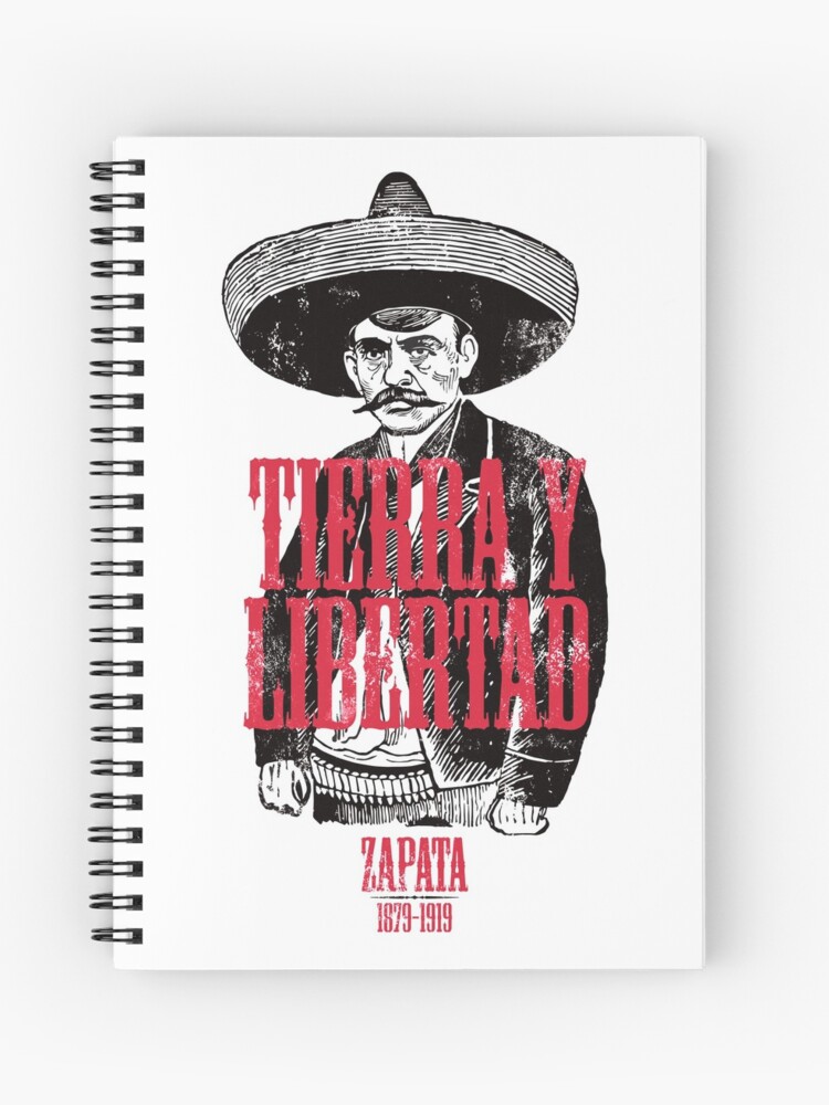 Cuaderno de espiral «Emiliano Zapata Revolución Mexicana Historia» de  AugustDesign | Redbubble