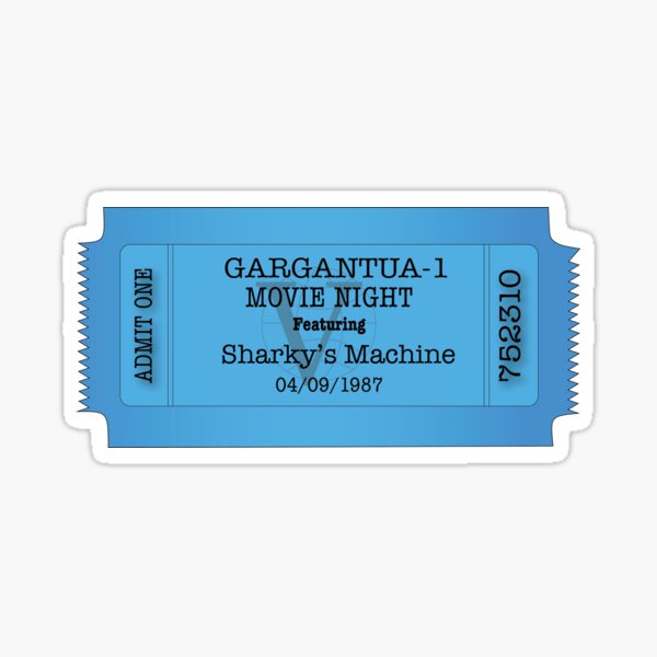 Gargantua One Movie Night Sticker