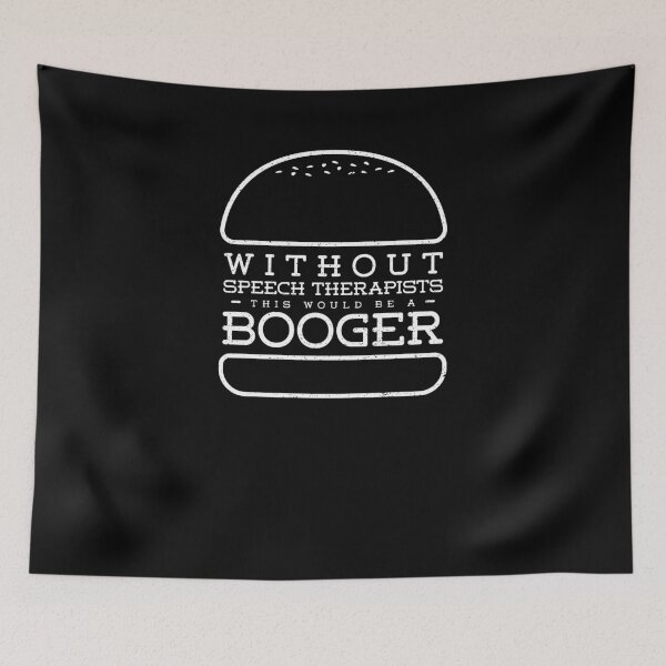 Item preview, Funny Booger Burger Speech Therapy Speech Therapist T-Shirt designed and sold by LookTwice.