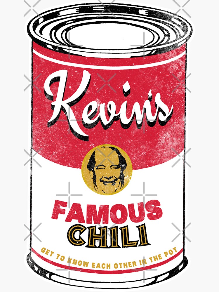 "Kevin's Famous Chili " Sticker by bleedesigns | Redbubble