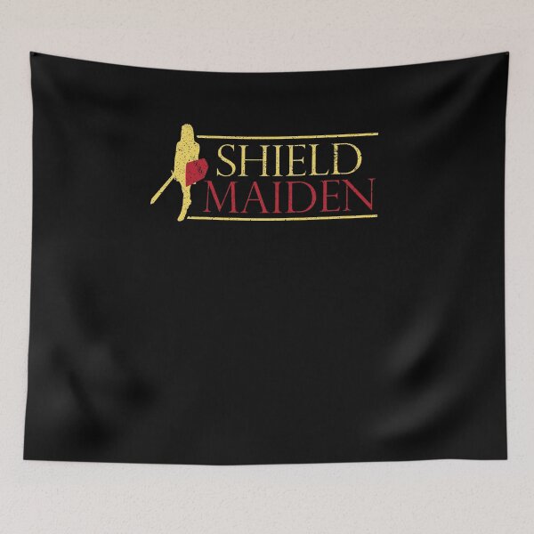 Item preview, Cool Shield Maiden Norse Nordic Warrior Scandinavian T-Shirt designed and sold by LookTwice.