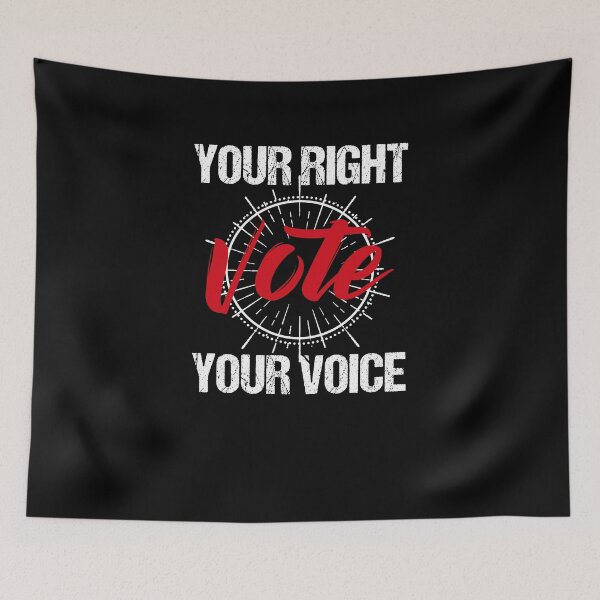 Item preview, Cool Your Right Your Voice Vote Election Voting Voter Shirt designed and sold by LookTwice.