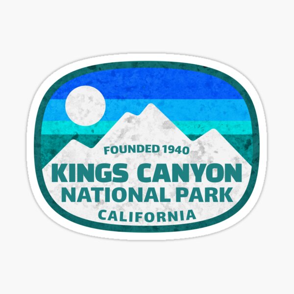 Kings Canyon National Park California Sticker