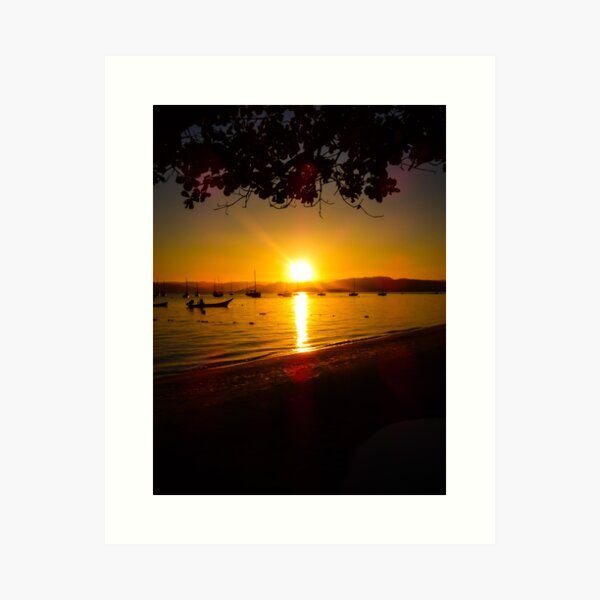Artikel-Vorschau von Sonnenuntergang in Florianopolis, Brasilien, designt und verkauft von Helissa Grundemann.