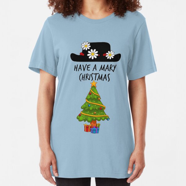 Mary Christmas Slim Fit T-Shirt