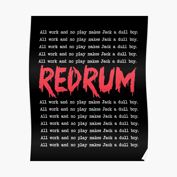Redrum Poster