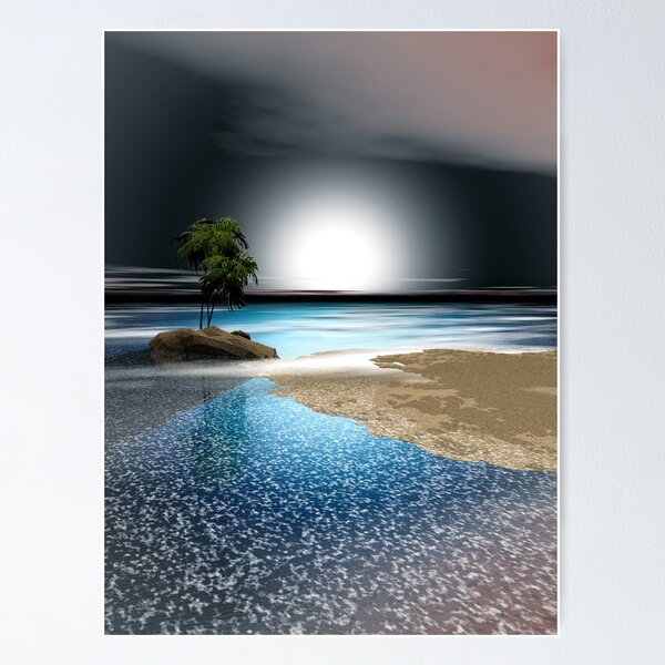 Item preview,  Romantic Moon Light Bay designed and sold by Godwin Jacob D'Souza.
