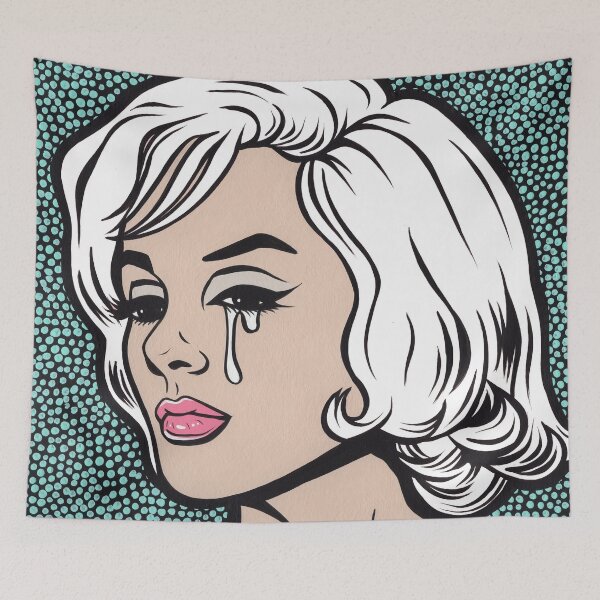 Item preview, Marilyn Blonde Crying Comic Girl designed and sold by turddemon.