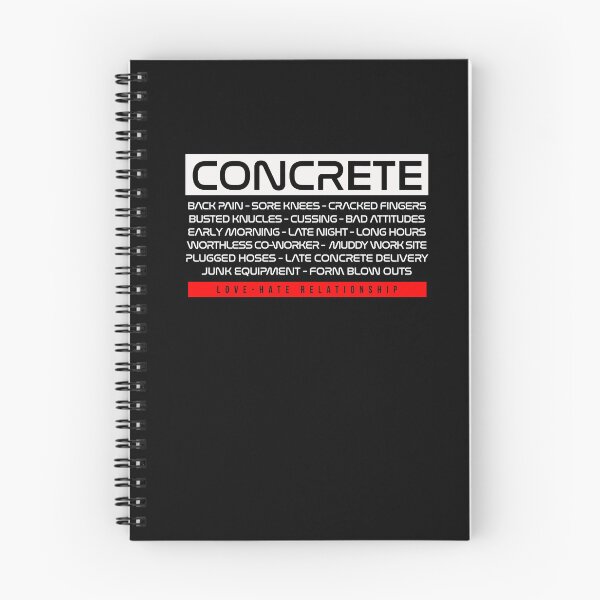 Item preview, Funny Concrete Love Hate Relationship Concrete Worker Shirt designed and sold by LookTwice.