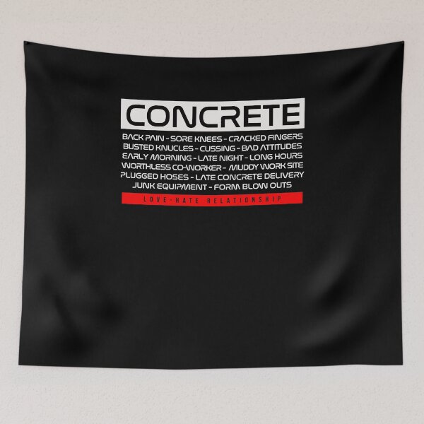 Item preview, Funny Concrete Love Hate Relationship Concrete Worker Shirt designed and sold by LookTwice.
