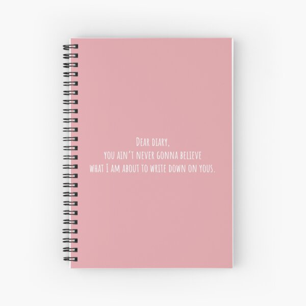 Item preview, Dear Diary Journal entry designed and sold by ziggyholland.