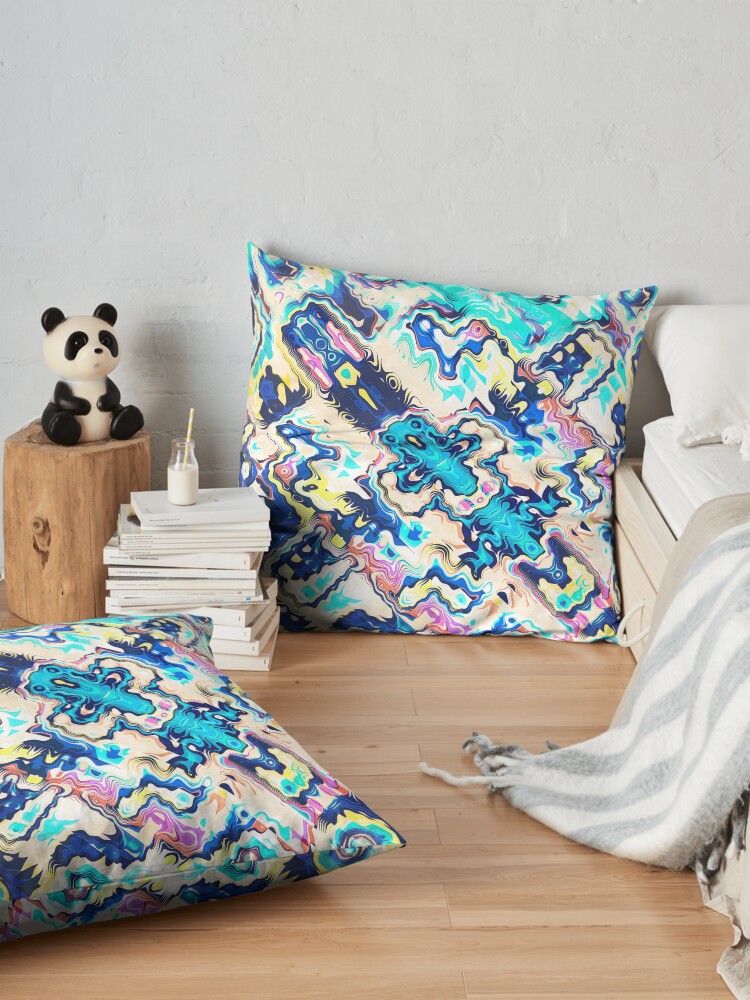 Alternate view of Abstract Aztec Pattern Floor Pillow