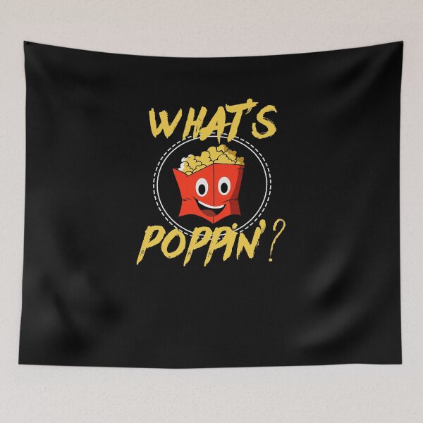 Item preview, Funny What's Poppin Popcorn Culture Cinemas Film Buff Shirt designed and sold by LookTwice.