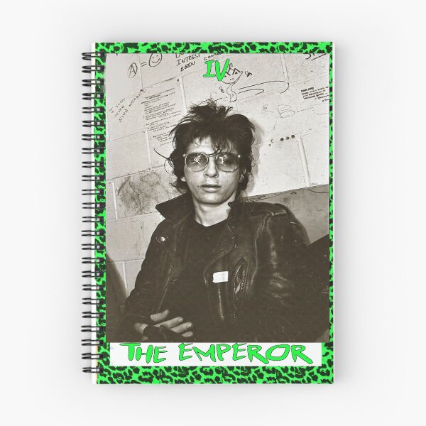 Item preview, Punk Tarot - The Emperor - Johnny Thunders designed and sold by SerpentSkyArts.