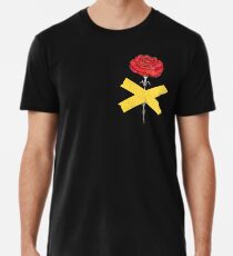 rebellische rote Nelke Männer Premium T-Shirts