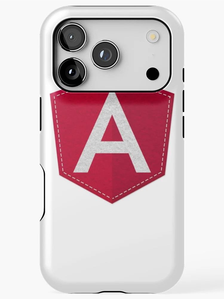 Thumbnail 1 of 4, iPhone Case, Angular Logo JS JavaScript Developer designed and sold by vladocar.