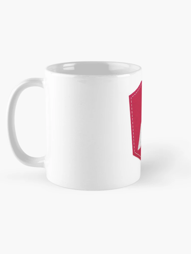 Imagen 5 de 6, Taza de café con la obra Logo Angular JS JavaScript Developer, diseñada y vendida por vladocar.