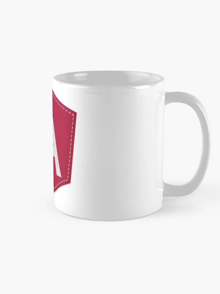 Imagen 3 de 6, Taza de café con la obra Logo Angular JS JavaScript Developer, diseñada y vendida por vladocar.