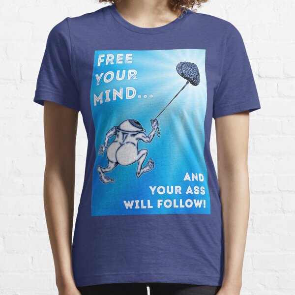 Details about   GearClamp Wicking Tee with Logo and "Kick your ass" Slogan 