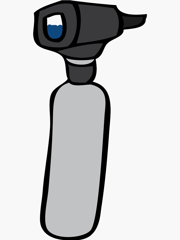 "Otoscope Die Cut Sticker" Sticker for Sale by nataliecheah Redbubble