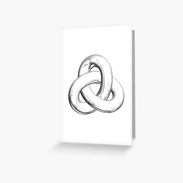 3D Cad/Cam/Cae - Toroidal Knot Greeting Card