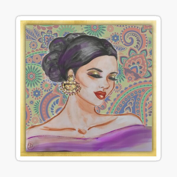 Serenity Paisley Sticker