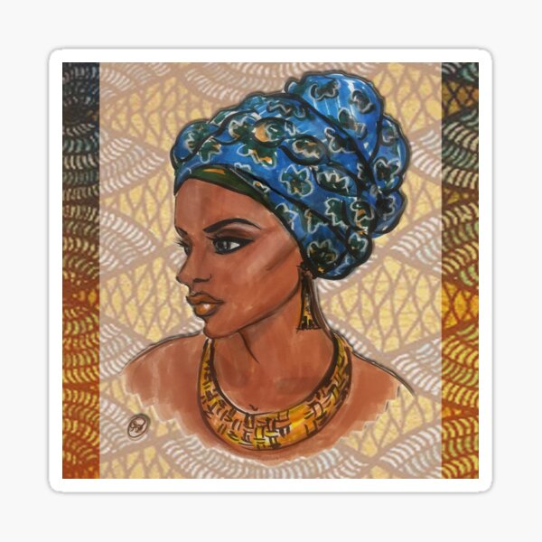 Nubian Queen Sticker