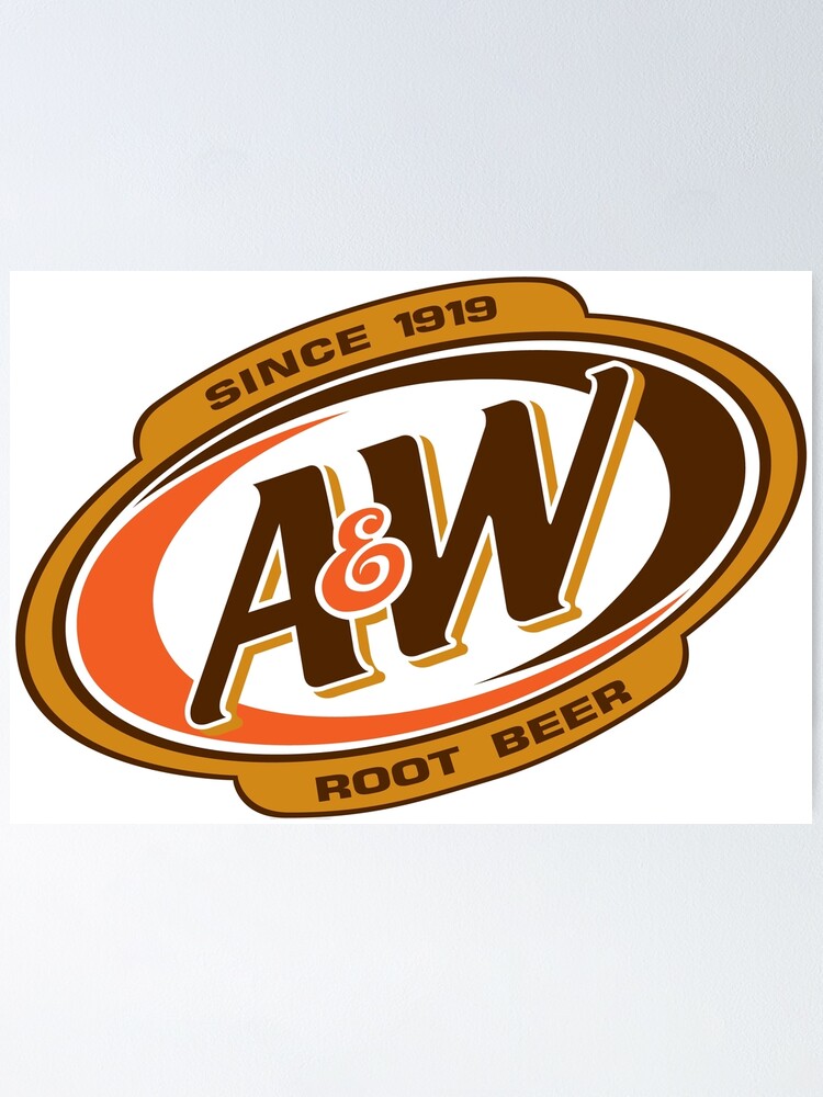 a-w-root-beer-since-1919-poster-for-sale-by-embedshop-redbubble