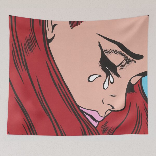 Item preview, Red Crying Comic Girl designed and sold by turddemon.