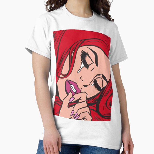 Item preview, Red Crying Comic Girl designed and sold by turddemon.