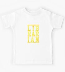 Cute Funny Librarian Vintage Literature Books Bookworm Shirt Kids Tee