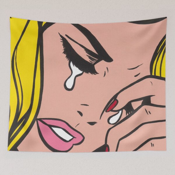 Item preview, Blonde Crying Comic Girl designed and sold by turddemon.