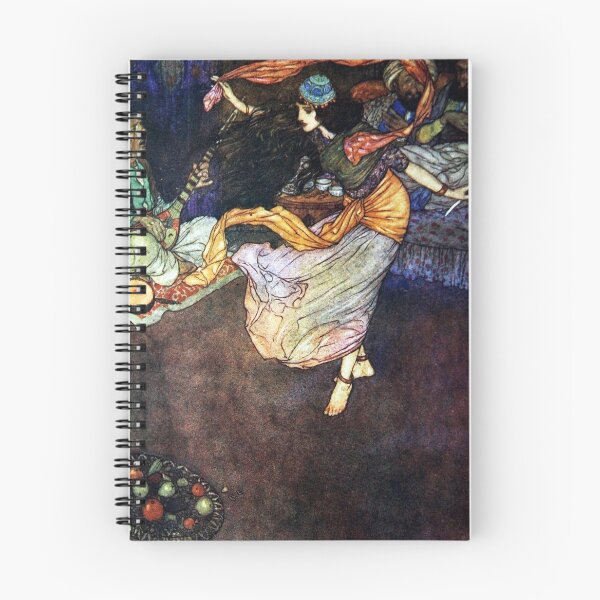 Item preview, She Drew Out A Dagger - Ali Baba - Arabian Nights - Edmund Dulac designed and sold by forgottenbeauty.