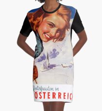 Winter delights in Austria Graphic T-Shirt Dress
