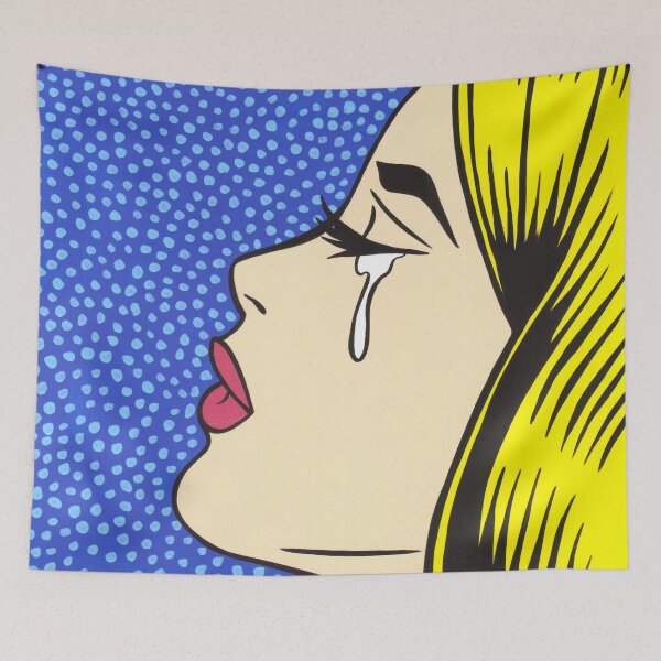 Item preview, Blonde Crying Comic Girl designed and sold by turddemon.