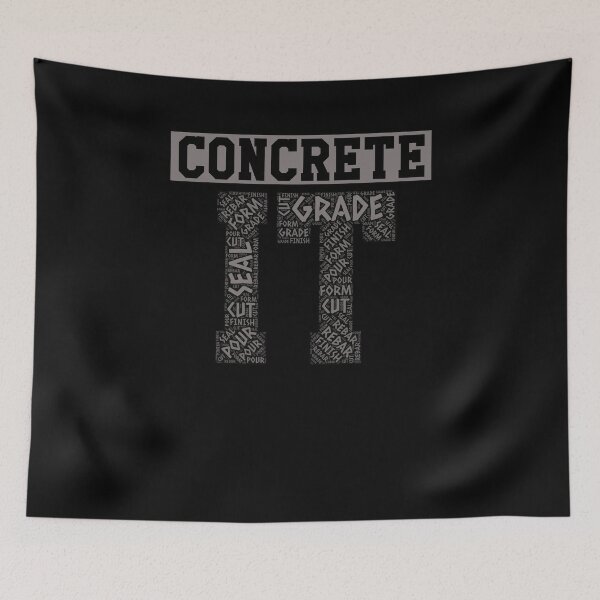 Item preview, Funny Concrete It Word Art General Contracting Paving Shirt designed and sold by LookTwice.