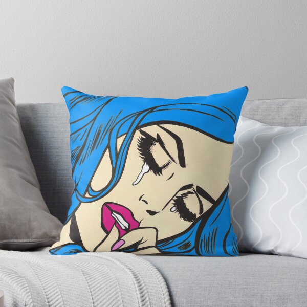 Item preview, Blue Hair Crying Comic Girl designed and sold by turddemon.