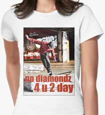 no diamondz Women's Fitted T-Shirt