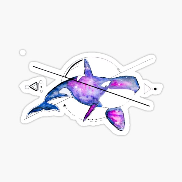 A Whale Sticker