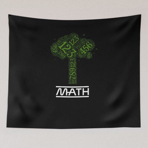 Item preview, Nerdy Math Word Art Mathematics Geometry Nerd Co. designed and sold by LookTwice.
