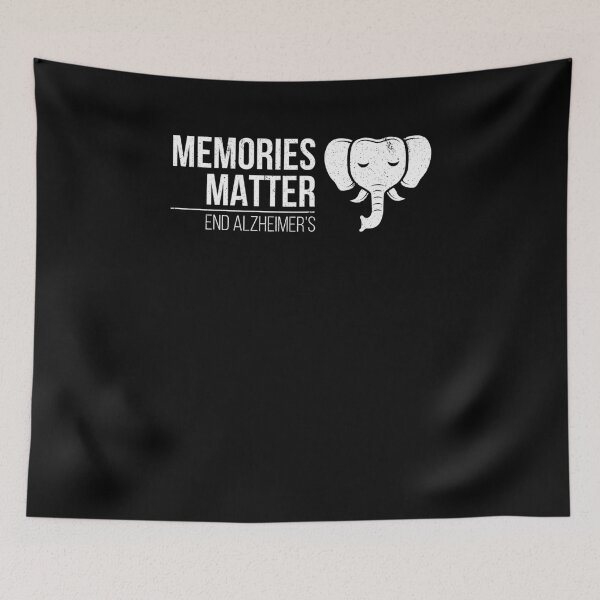 Item preview, Cool Memories Matter End Alzheimer's Awareness Warrior Tee designed and sold by LookTwice.