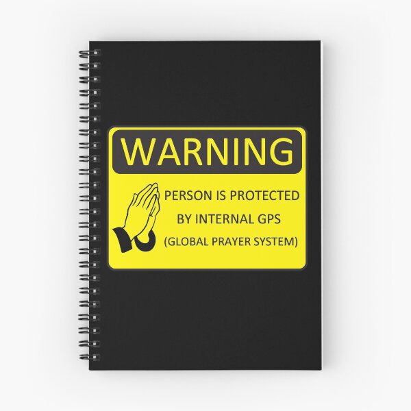Item preview, GPS - Global Prayer System Notice - Black designed and sold by 4wordsmovement.