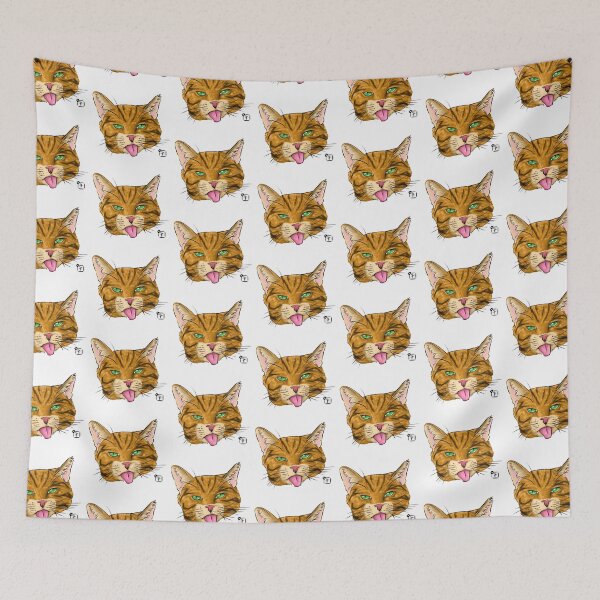 Item preview, Orange Tabby Cat Face designed and sold by SonneFaunArt.