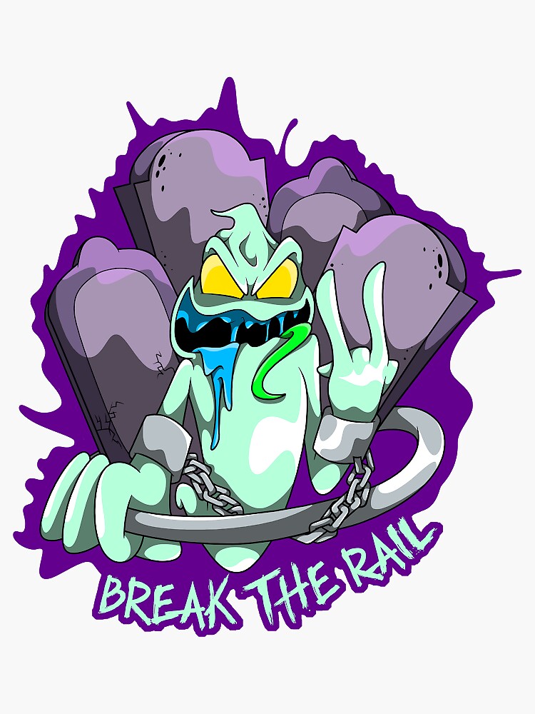 Thumbnail 3 von 3, Sticker, Limited Edition Break The Rail Aufkleber designt und verkauft von Railbreakers.