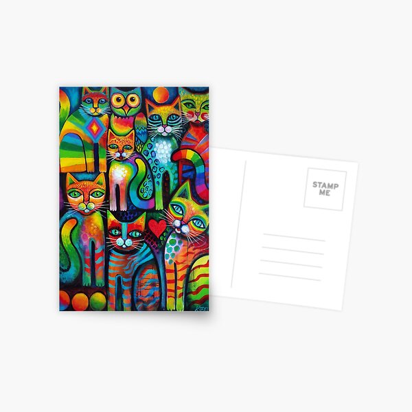 Item preview, Owl and pussicats designed and sold by Karin Zeller.