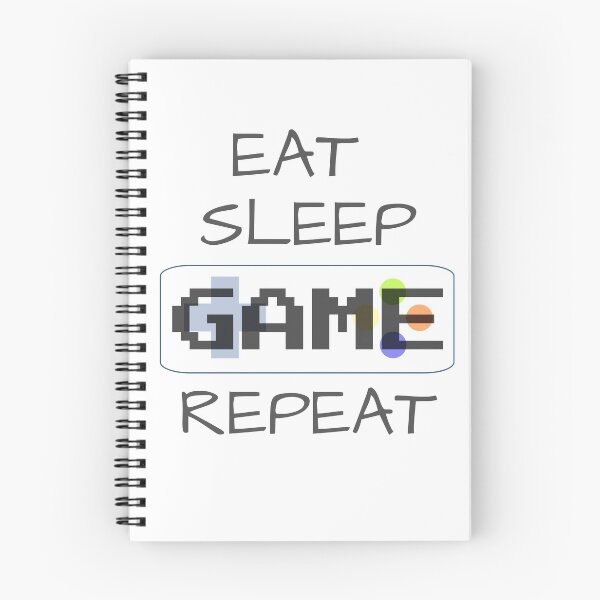 Item preview, eat sleep game repeat designed and sold by maiNuoire.